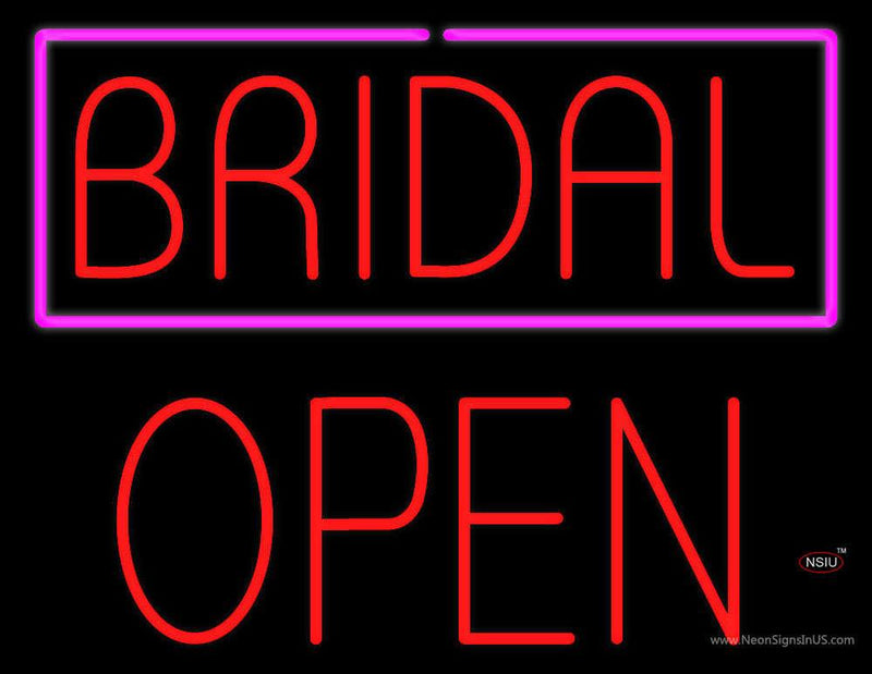 Bridal Block Open Neon Sign