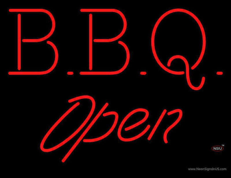 BBQ - Open Neon Sign