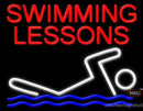 Swimming Lessons Handmade Art Neon Sign
