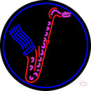 Yellow Saxophone Neon Sign