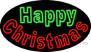 Happy Christmas Neon Sign