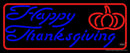 Happy Thanksgiving  Neon Sign