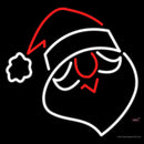 Santa Face Neon Sign
