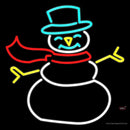 Snowman Neon Sign