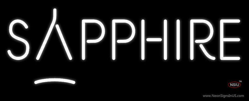 Sapphire Block Handmade Art Neon Sign