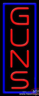 Guns Handmade Art Neon Sign