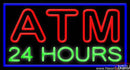 Atm  Hours Real Neon Glass Tube Neon Sign