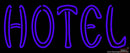 Purple Hotel Handmade Art Neon Sign