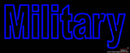 Military Handmade Art Neon Sign
