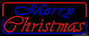 Merry Christmas Real Neon Glass Tube Neon Sign