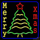 Merry Xmas Real Neon Glass Tube Neon Sign