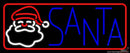 Santa Real Neon Glass Tube Neon Sign