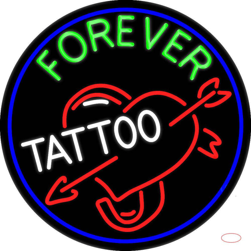 Forever Tattoo Real Neon Glass Tube Neon Sign