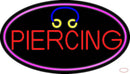 Red Piercing Real Neon Glass Tube Neon Sign