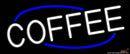 White Coffee Real Neon Glass Tube Neon Sign