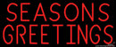 Seasons Greeting Real Neon Glass Tube Neon Sign