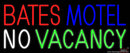 Bates Motel No Vacancy Real Neon Glass Tube Neon Sign