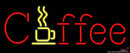 Red Coffee Real Neon Glass Tube Neon Sign