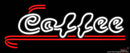White Coffee Real Neon Glass Tube Neon Sign