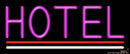 Simple Hotel Handmade Art Neon Sign