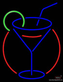 Cocktail Real Neon Glass Tube Neon Sign