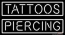 Tattoos Piercing Real Neon Glass Tube Neon Sign
