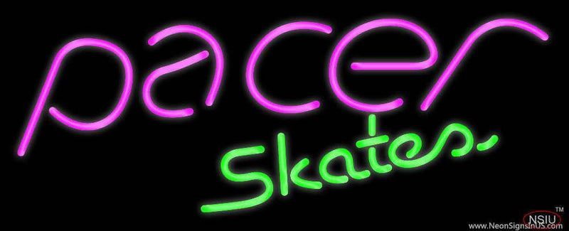 Pacer Skates Logo Handmade Art Neon Sign