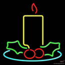 Candle Real Neon Glass Tube Neon Sign