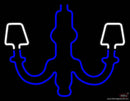 Chandelier Logo Handmade Art Neon Sign
