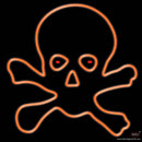 Skull Bulb Real Neon Glass Tube Neon Sign