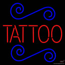 Red Tattoo Real Neon Glass Tube Neon Sign