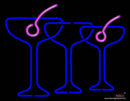 Blue Cocktails Real Neon Glass Tube Neon Sign