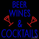 Beer Wine And Cocktails Real Neon Glass Tube Neon Sign