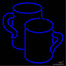 Coffee Mug Real Neon Glass Tube Neon Sign