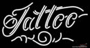 White Tattoo Real Neon Glass Tube Neon Sign