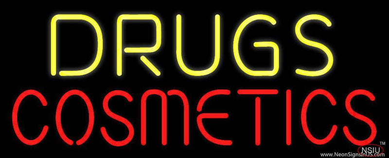 Drugs Cosmetics Handmade Art Neon Sign
