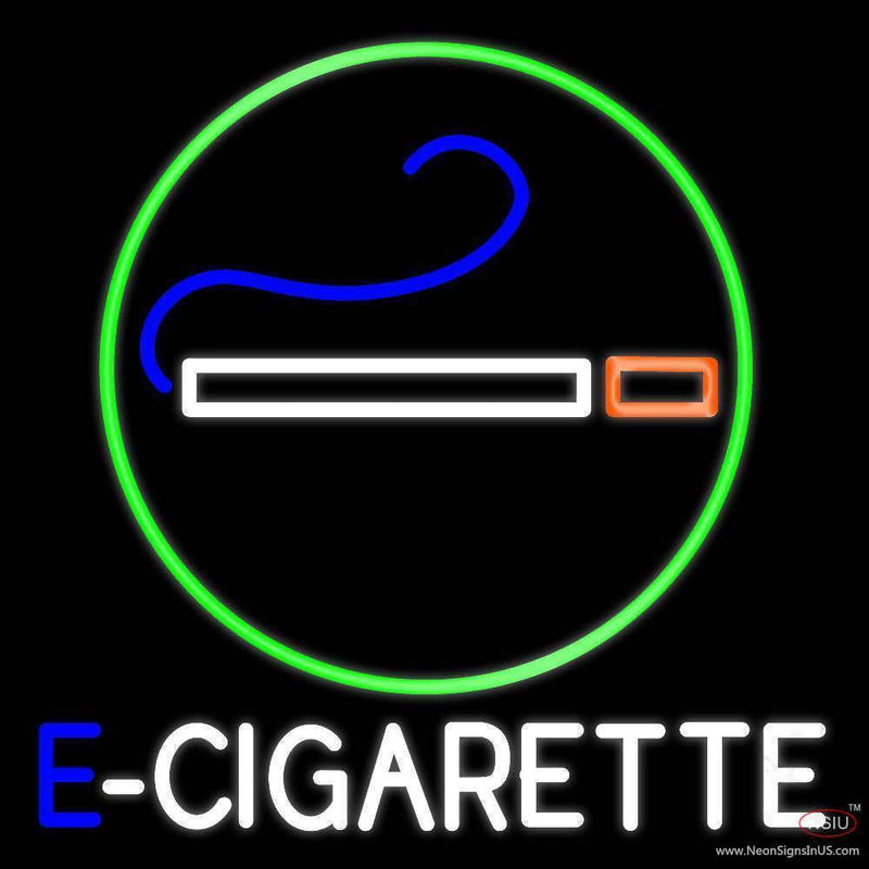 E Cigarette Logo Handmade Art Neon Sign