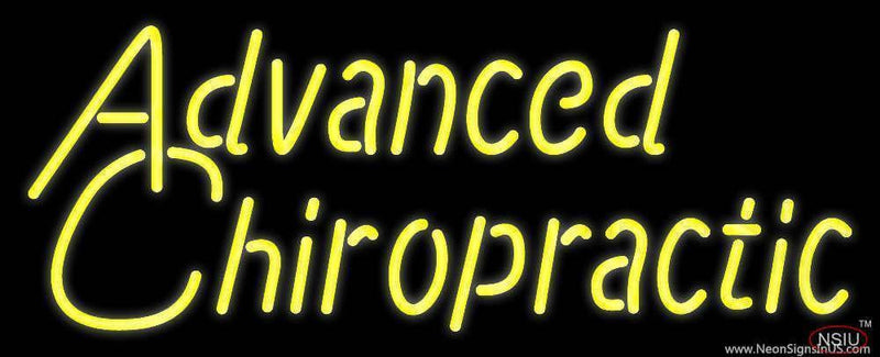 Advanced Chiropractic Handmade Art Neon Sign
