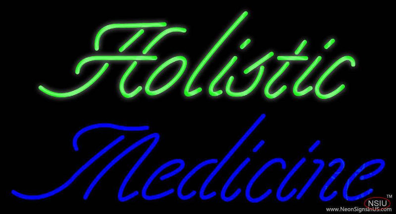Holistic Medicine Handmade Art Neon Sign