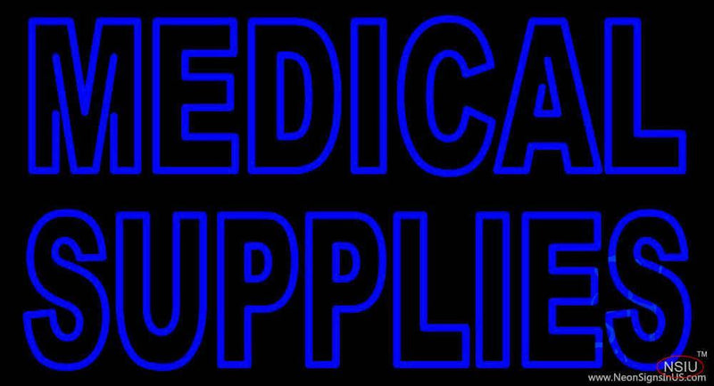 Medical Supplies Handmade Art Neon Sign