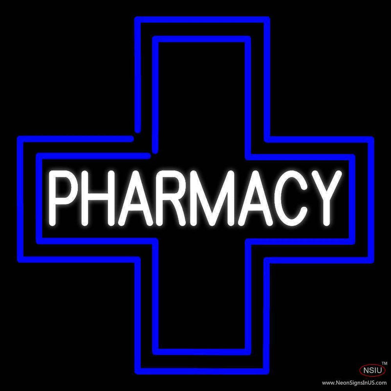 Pharmacy Inside Plus Logo Handmade Art Neon Sign
