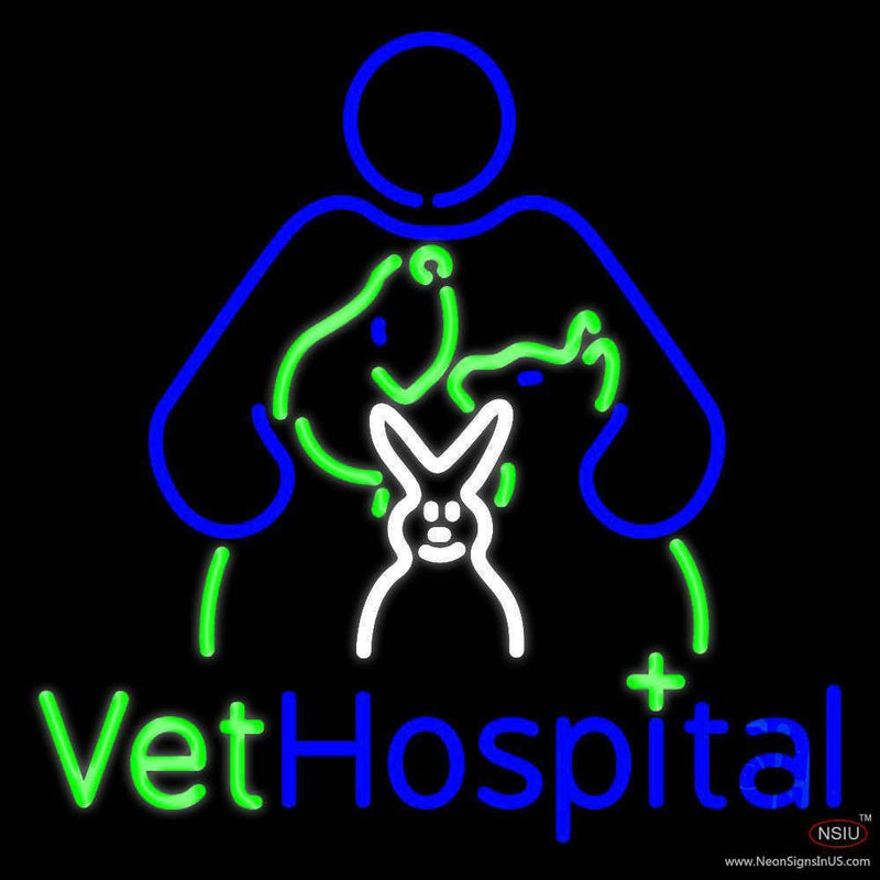 Vet Hospital Handmade Art Neon Sign
