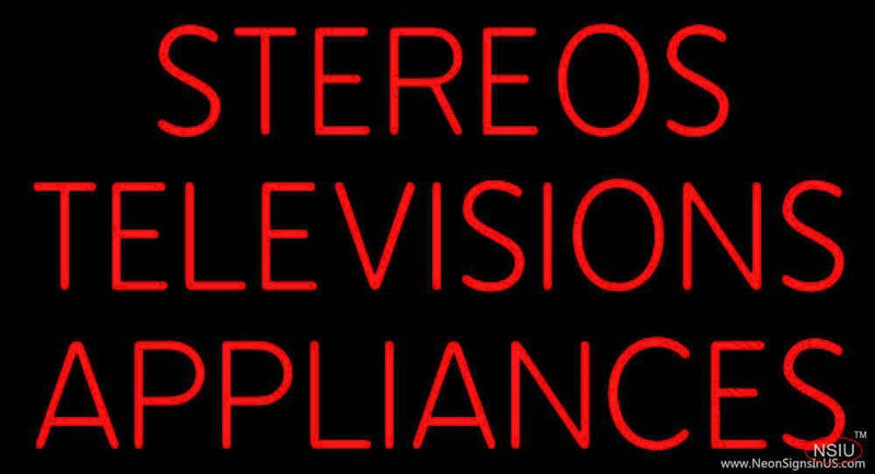Stereos Televisions Appliances Handmade Art Neon Sign