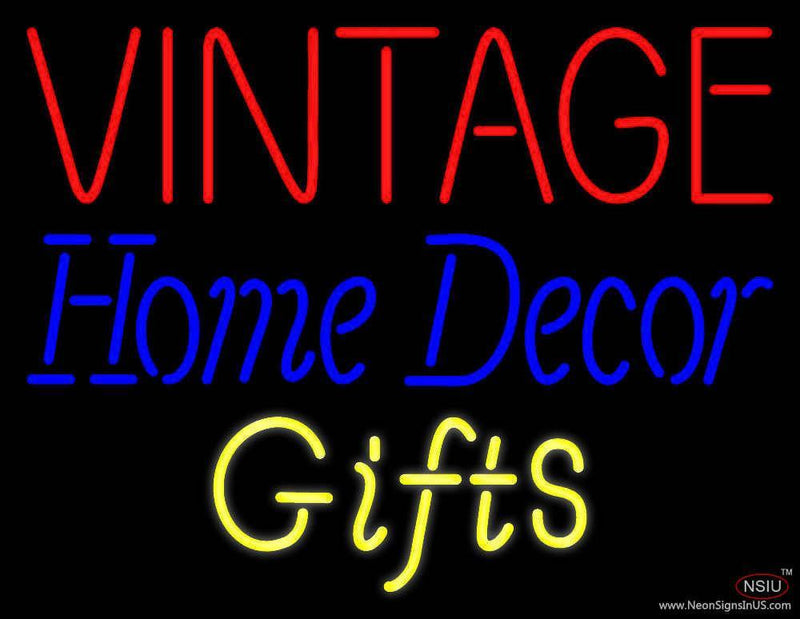 Vintage Home Decor Handmade Art Neon Sign