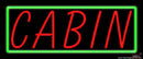 Cabin  Handmade Art Neon Sign