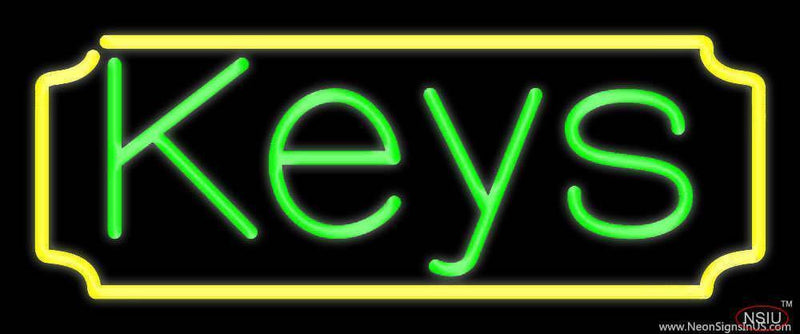 Keys  Handmade Art Neon Sign