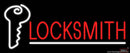 Locksmith Key Logo With Number  Handmade Art Neon Sign
