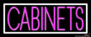 Pink Cabinets  Handmade Art Neon Sign