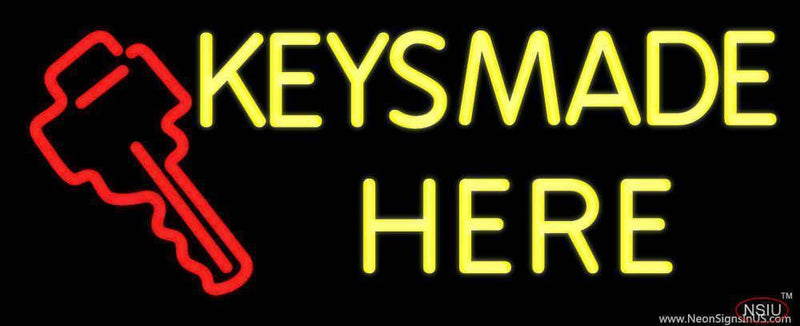 Keys Made Here  Handmade Art Neon Sign
