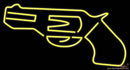 Yellow Gun Real Neon Glass Tube Neon Sign